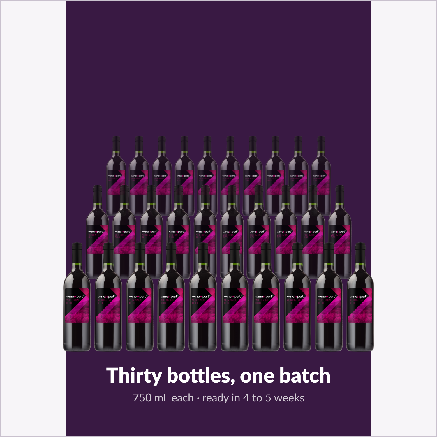 Winexpert Classic Vieux Château du Roi wine kit — thirty-bottle batch, Water'n'Wine Truro
