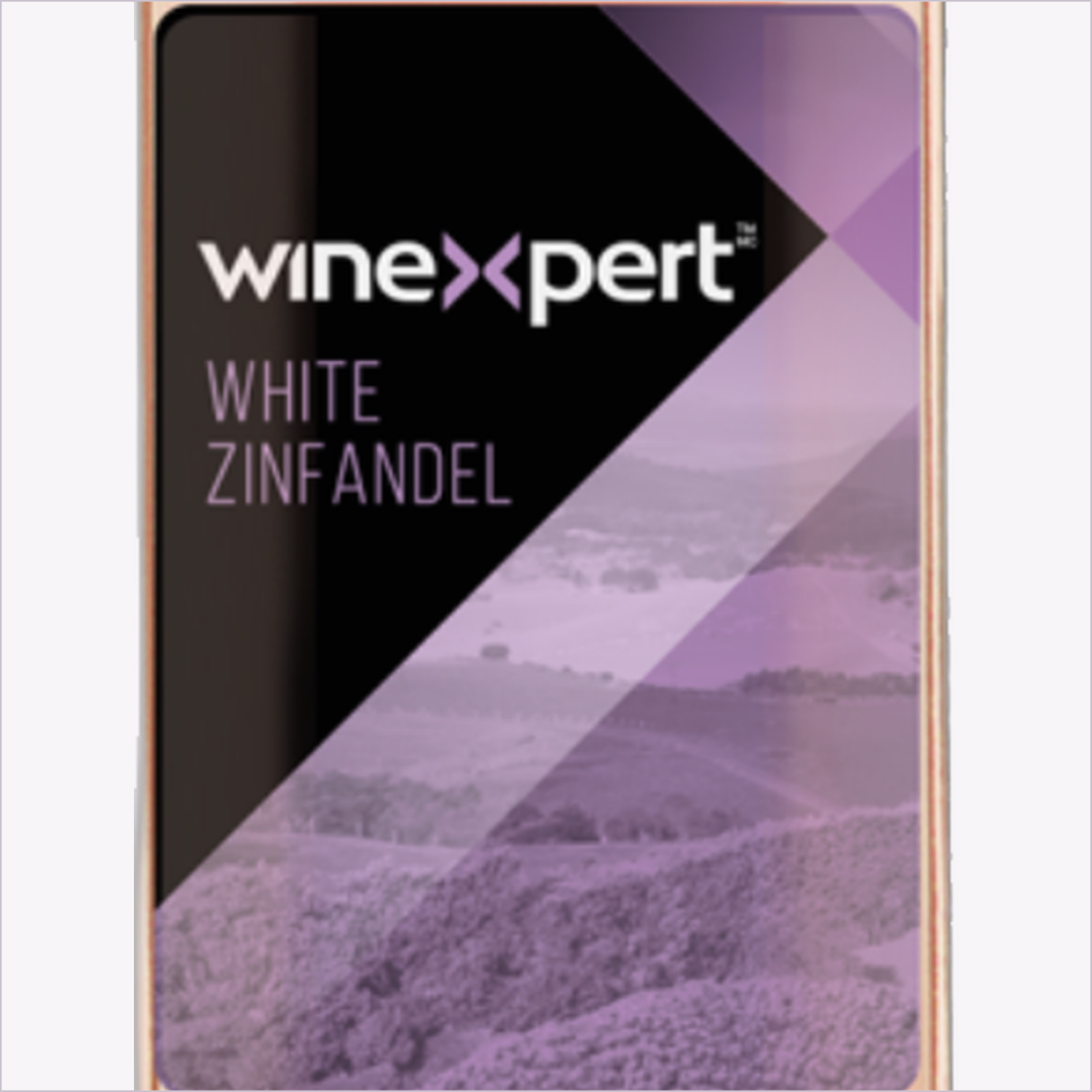 Winexpert Classic White Zinfandel wine kit — label close-up, Water'n'Wine Truro