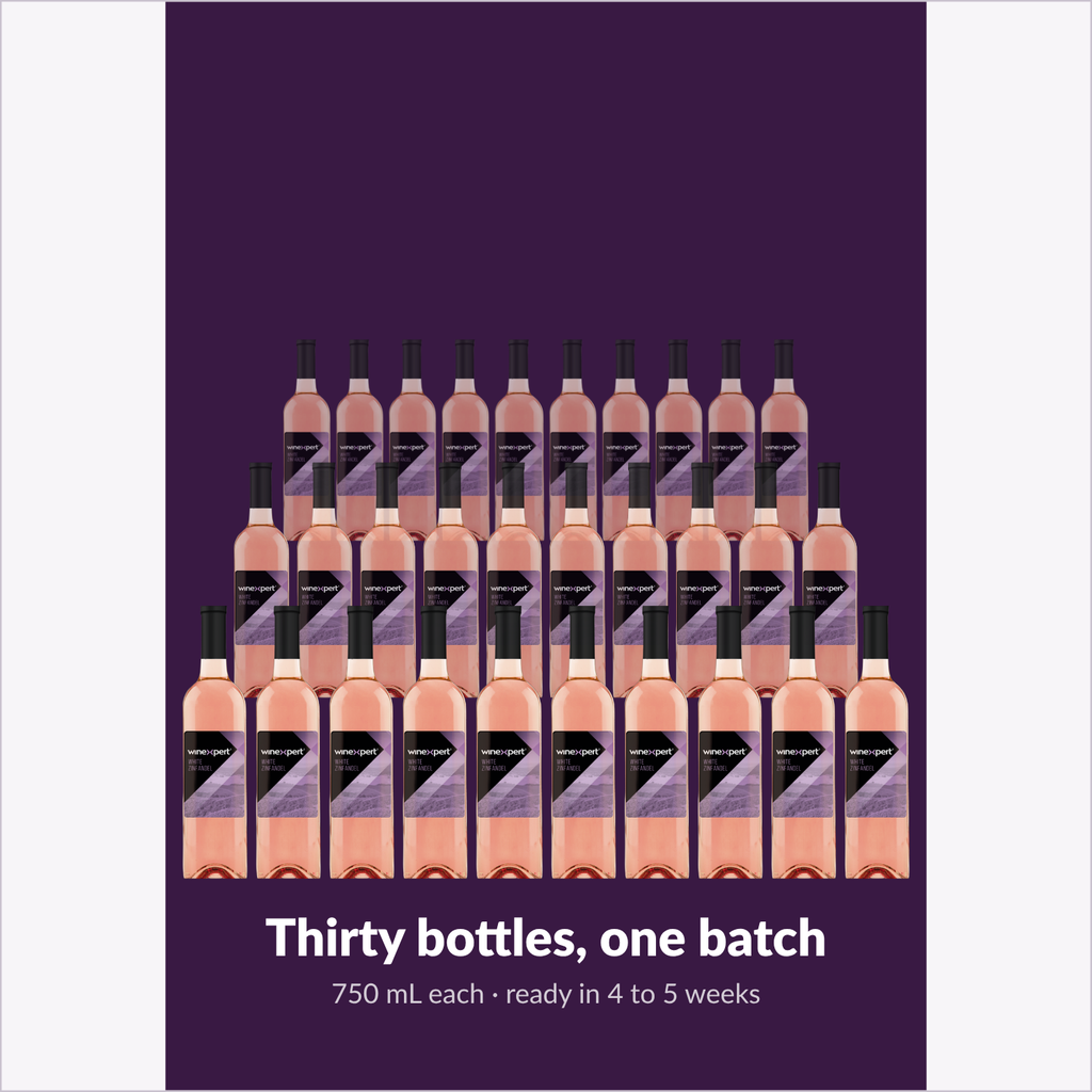 Winexpert Classic White Zinfandel wine kit — thirty-bottle batch, Water'n'Wine Truro