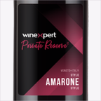 Winexpert Private Reserve Amarone — label detail