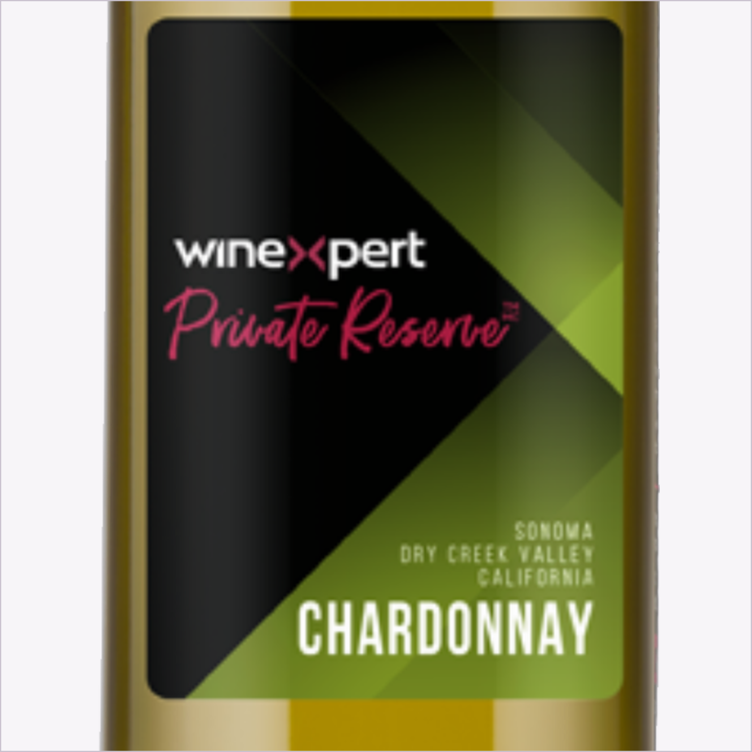 Winexpert Private Reserve Chardonnay — label detail