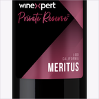 Winexpert Private Reserve Meritus — label detail