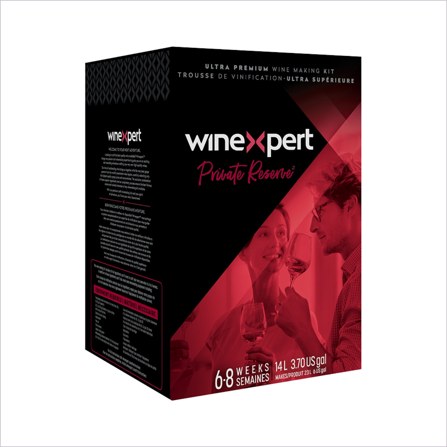 Winexpert Private Reserve Pinot Noir — wine kit box