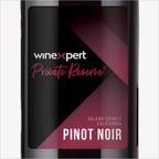 Winexpert Private Reserve Pinot Noir — label detail