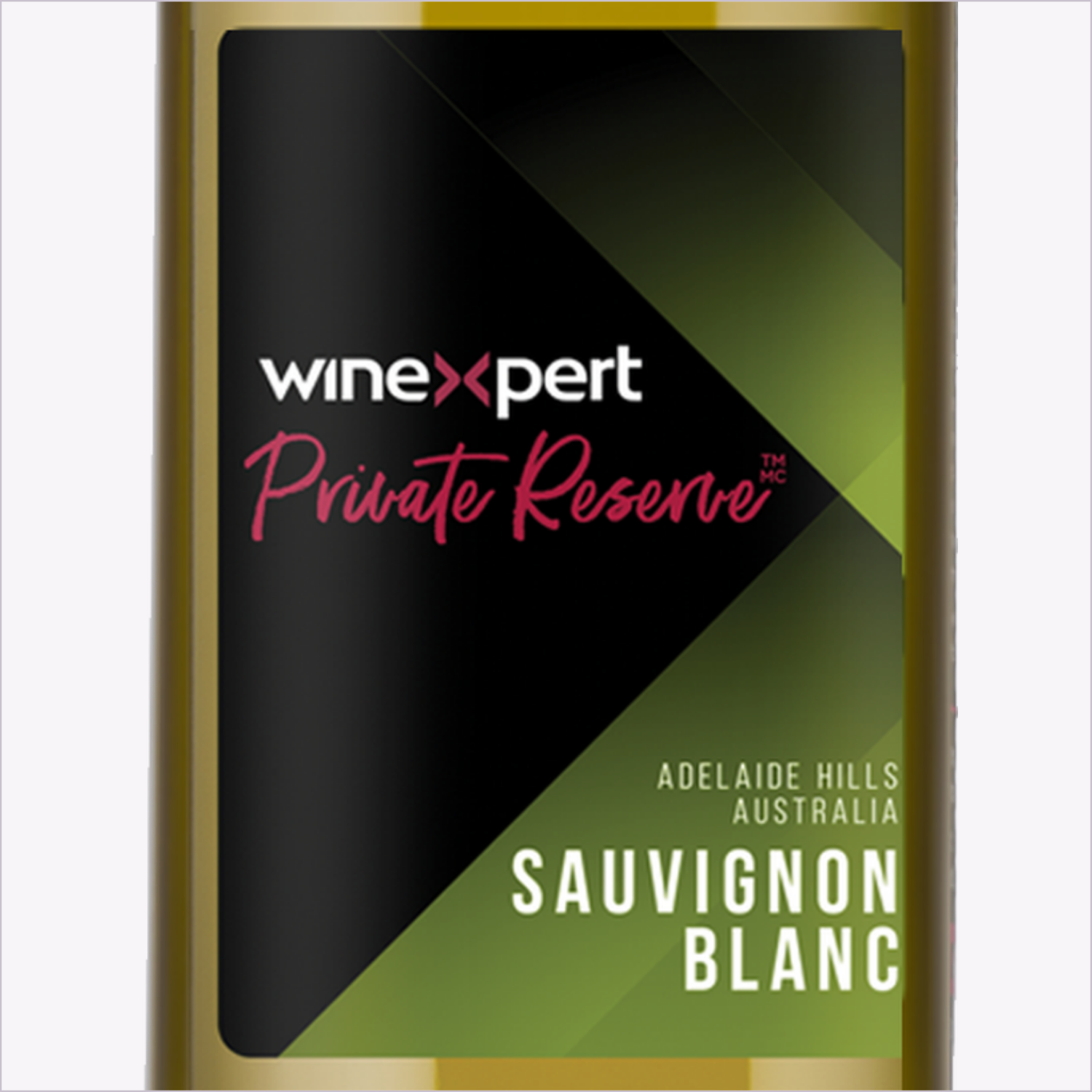 Winexpert Private Reserve Sauvignon Blanc — label detail