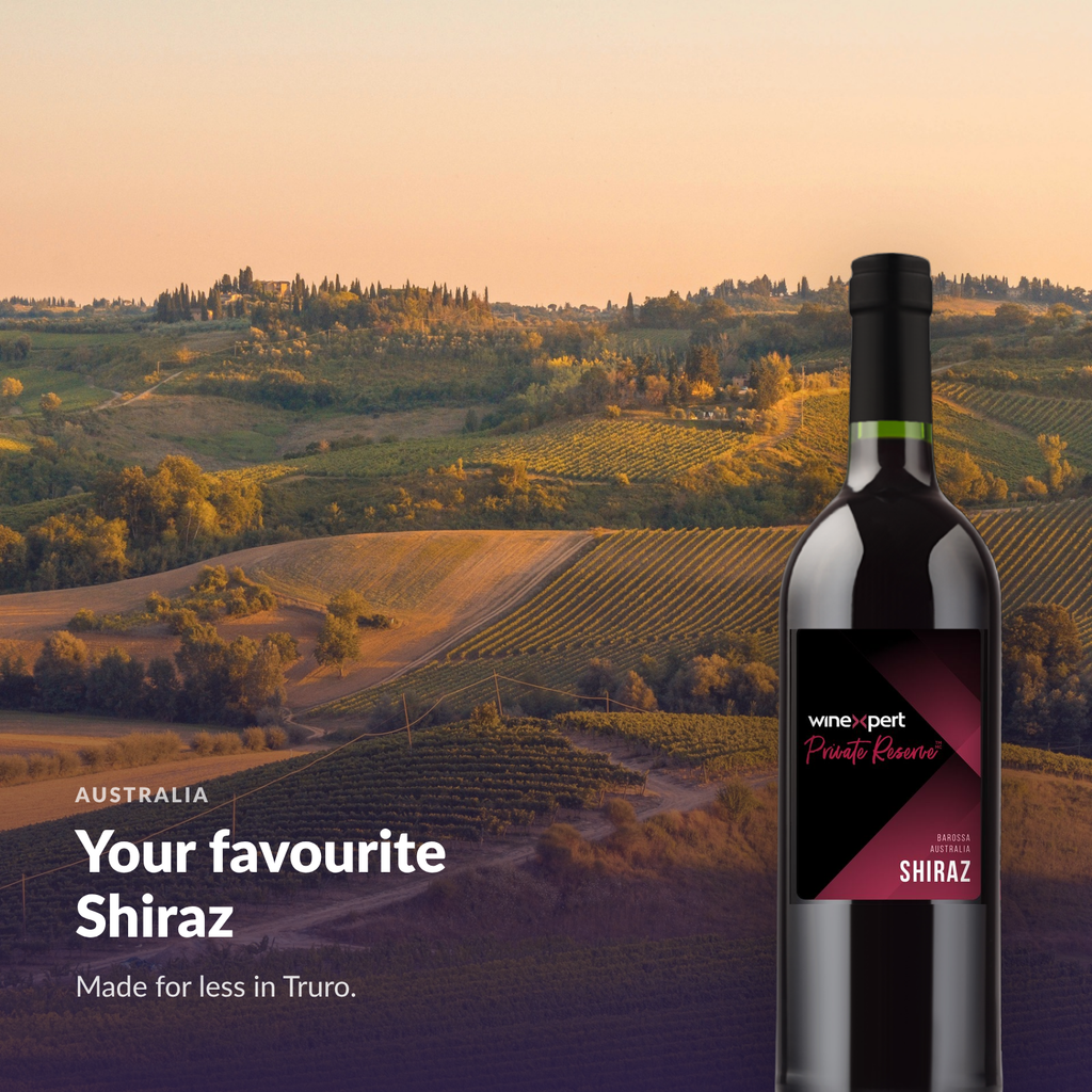 Winexpert Private Reserve Shiraz — your favourite Shiraz, made for less in Truro