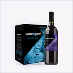 Winexpert Reserve Merlot — wine kit box and finished bottle