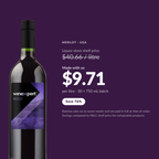 Winexpert Reserve Merlot — $9.71 per litre made with us, save 76%