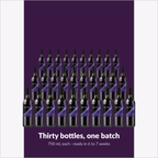 Winexpert Reserve Merlot — thirty bottles, one batch