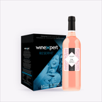 Winexpert Reserve Pink Pinot Grigio — wine kit box and finished bottle