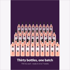 Winexpert Reserve Pink Pinot Grigio — thirty bottles, one batch