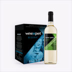 Winexpert Reserve Traminer Riesling — wine kit box and finished bottle