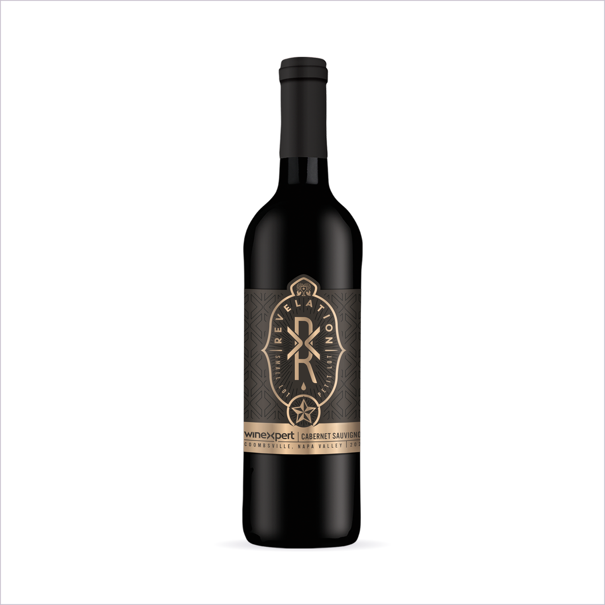 Bottle of Winexpert Revelation 2026 Coombsville Napa Valley Cabernet Sauvignon on a white background