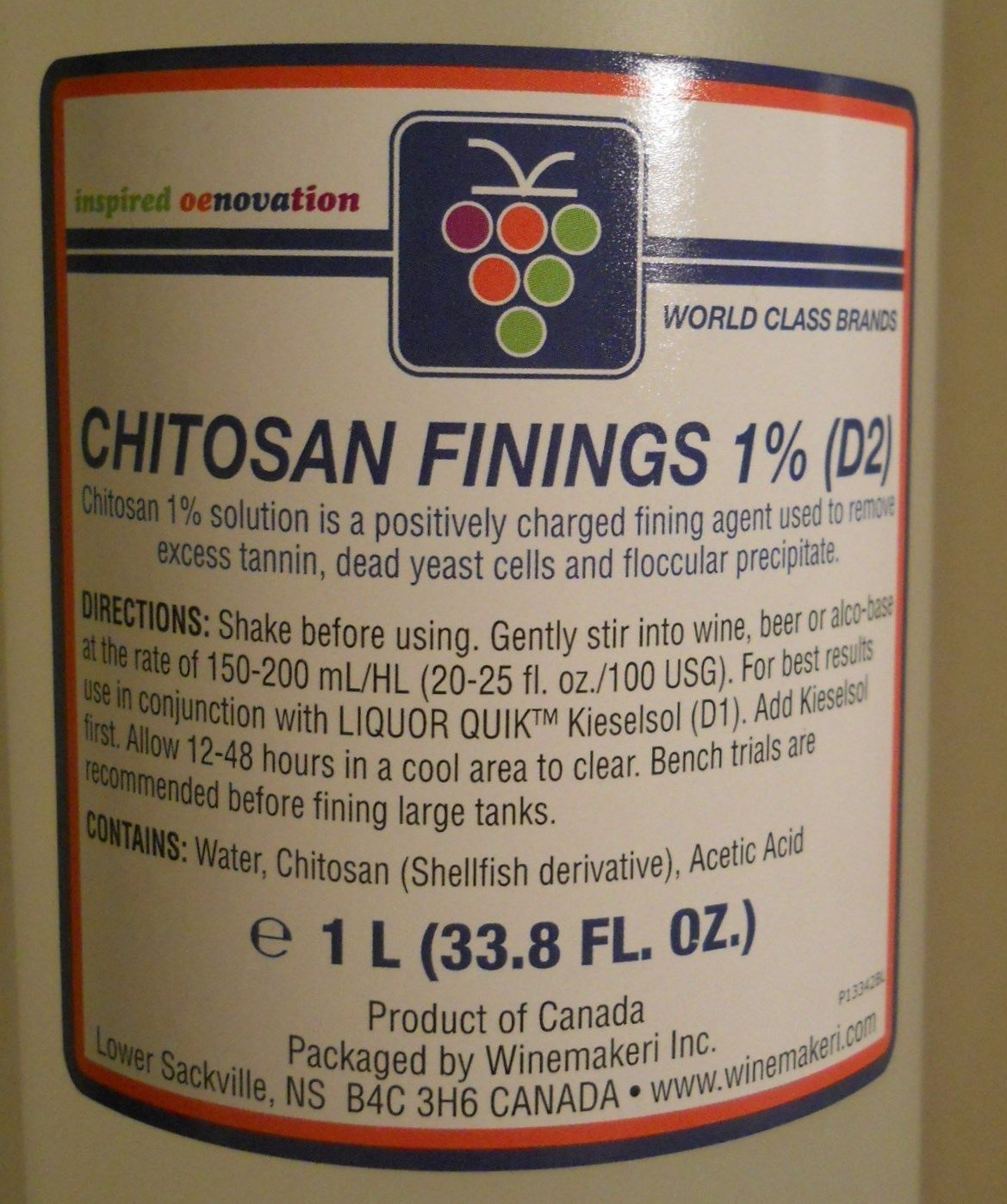 Chitosan Finings, 1 L