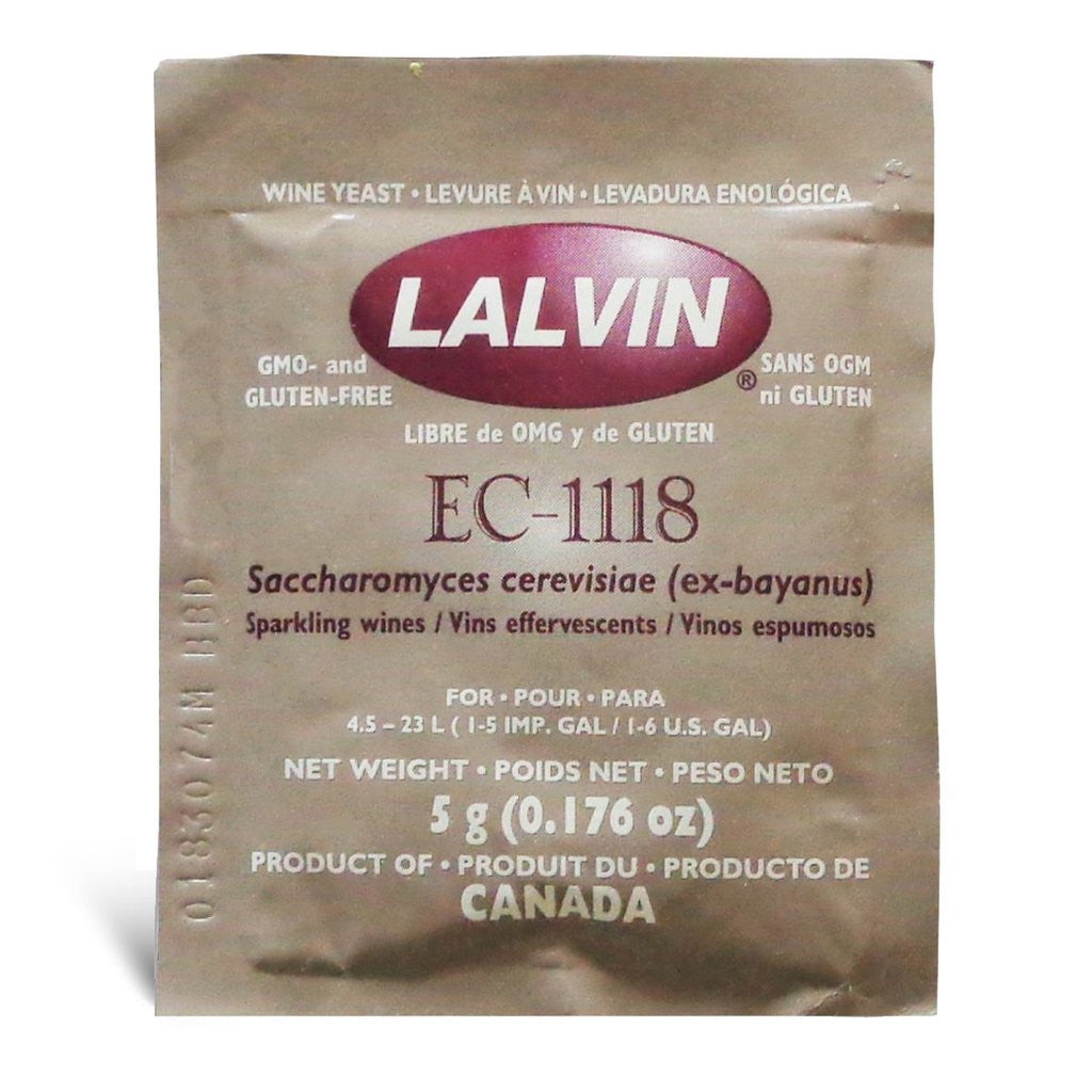 Lalvin EC-1118 Prise de Mousse Wine Yeast
