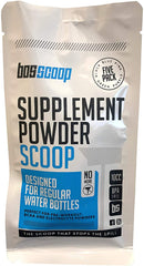 The Bosscoop (5-Pack) No-Spill Powder Scoop for Supplements, Ingredients, and More