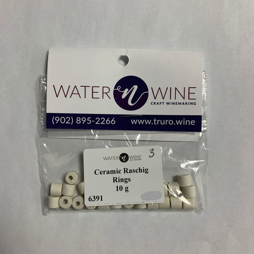 Ceramic Raschig Rings 10g