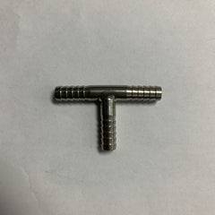 Tee Stainless 1/4 Barb Full