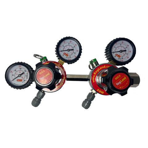 Regulator - Dual Pressure Gauge