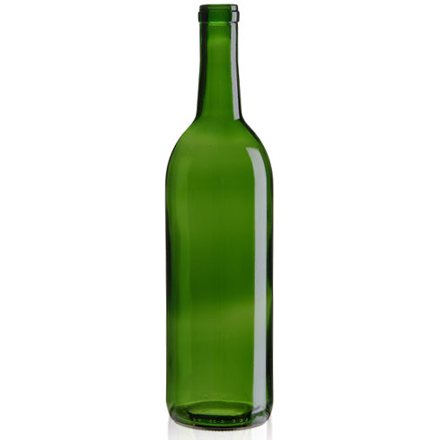 750mL Green Bordeaux Wine Bottles