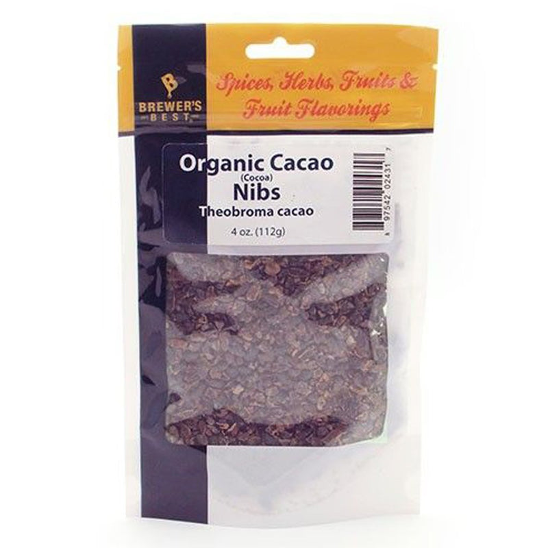 Brewer's Best Raw Cacao Nibs, 4 oz