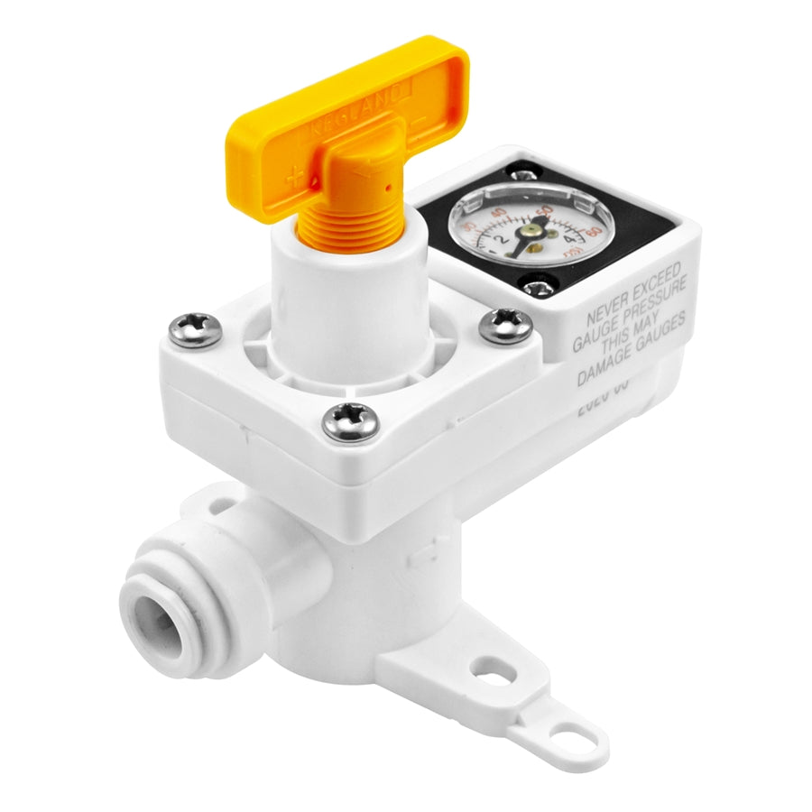 Duotight Inline Regulator with Integrated Gauge