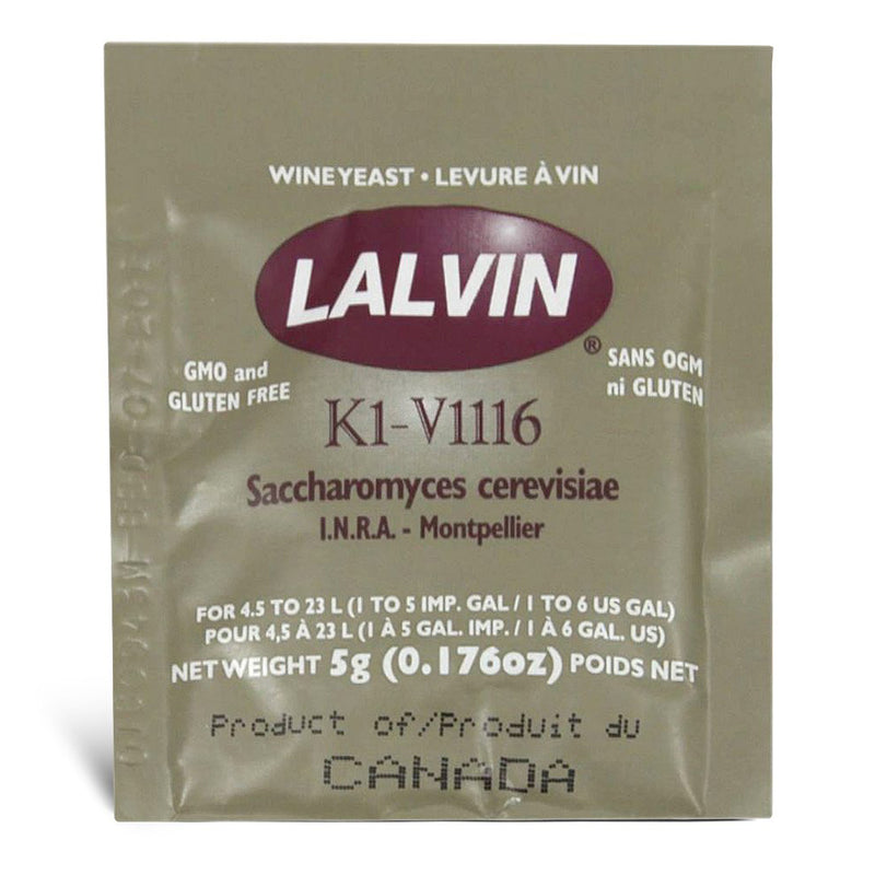 Lalvin K1-V1116 Montpellier Wine Yeast