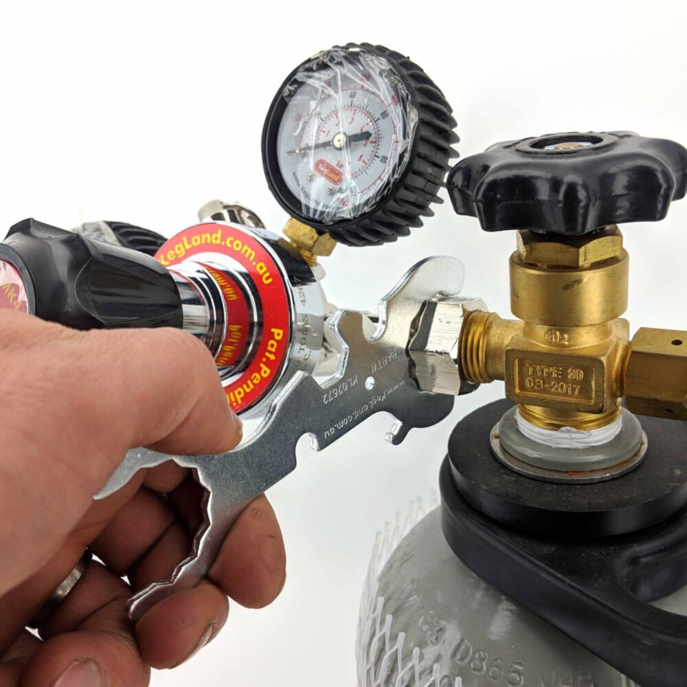 Kegland 7 in 1 Faucet Tap Wrench/Spanner Tool - Duotight Tube Remover