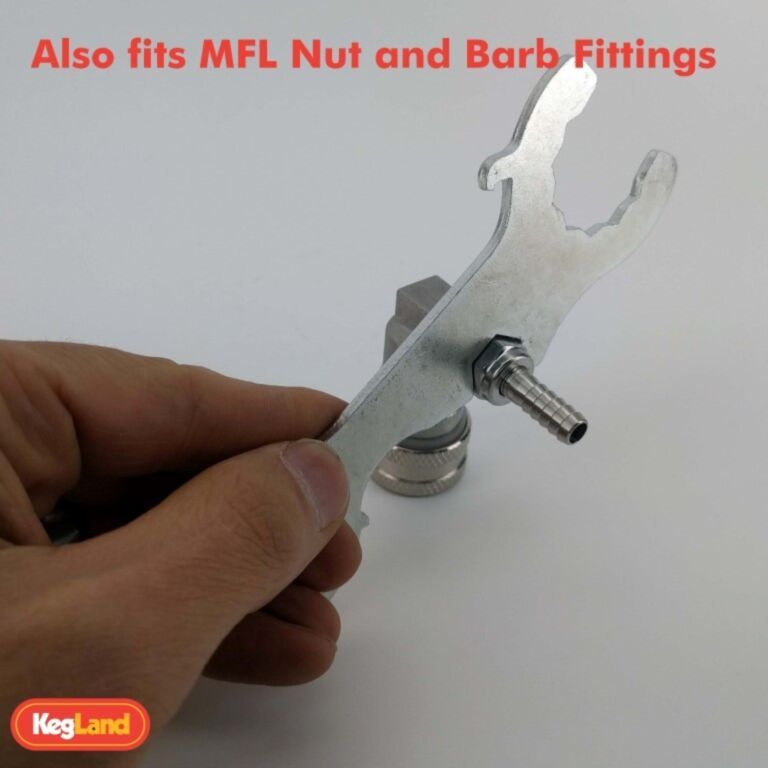 Kegland 7 in 1 Faucet Tap Wrench/Spanner Tool - Duotight Tube Remover