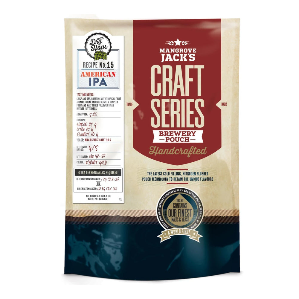 Mangrove Jack's Craft Series American IPA with Dry Hops