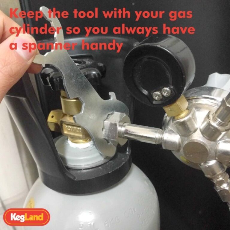 Kegland 7 in 1 Faucet Tap Wrench/Spanner Tool - Duotight Tube Remover